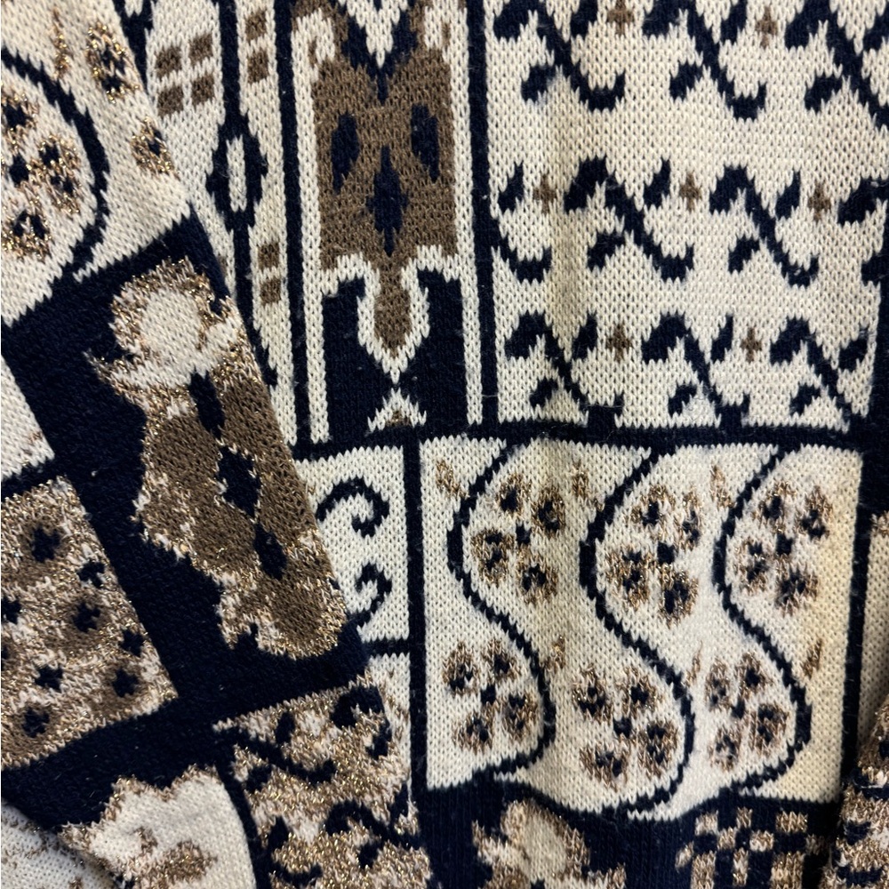 Huntington Ridge Black‎ and Cream Sweater - Picture 3 of 9
